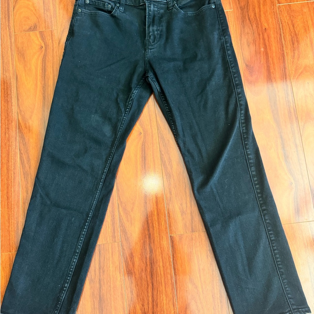 Hollister California Straight Advanced Stretch Black Denim Jeans Mens 31 x 30